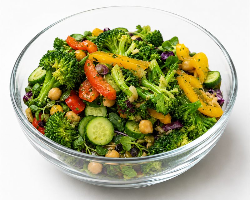 Salad, cooked by BotKitchen