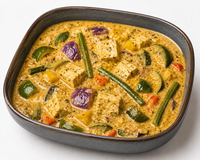 Tofu Curry, cooked by BotKitchen